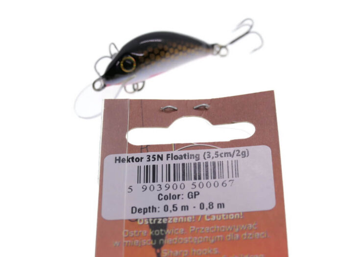 Gloog Hektor 35N, 3.5cm, 3gr (Sinking), GP (Gold Plotka) - imagine 4