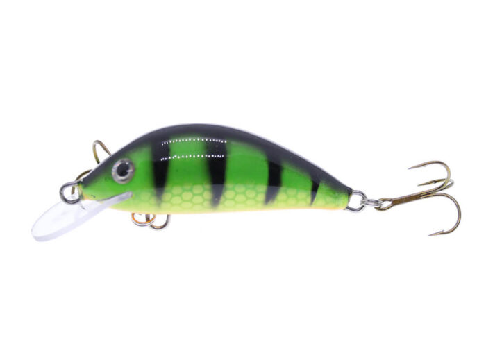 Gloog Hektor 40N, 4cm, 4.5gr (Sinking), PGF (Perch Green Fluo) - imagine 2