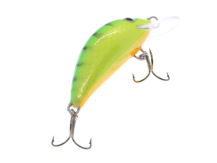 Gloog Hektor 40N, 4cm, 4.5gr (Sinking), TGF (Tiger Green Fluo) - imagine 6