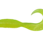 Damiki WOW Grub 7.6CM (3 inch), 012H (Chartreuse/Silver)