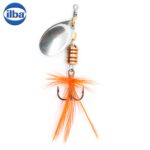 Ilba rotativa Tondo Mosca (Fly), Silver + Fly Orange, nr.1, 3gr (100101)