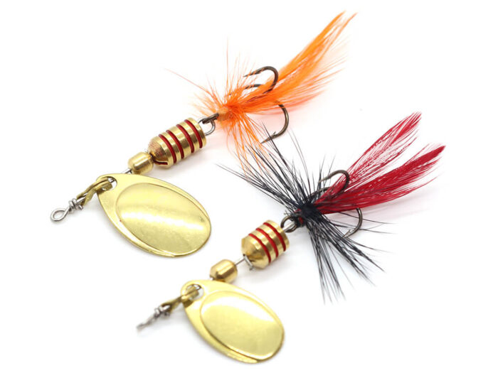 Ilba rotativa Tondo Mosca (Fly), Gold + Fly Orange, nr.1, 3gr (100201) - imagine 2