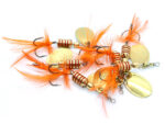 Ilba rotativa Tondo Mosca (Fly), Gold + Fly Orange, nr.1, 3gr (100201) - imagine 6