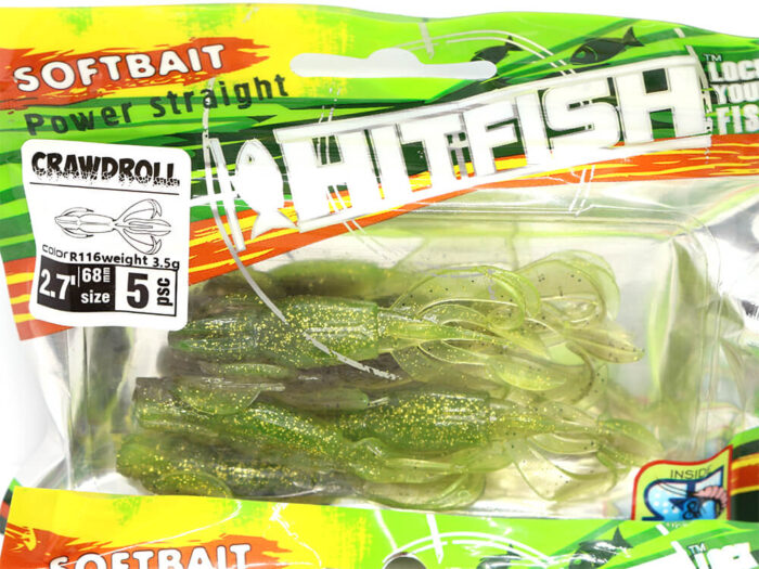Hitfish CrawDroll 6.8CM (2.7 inch), culoare R113 (5buc/plic) - imagine 2