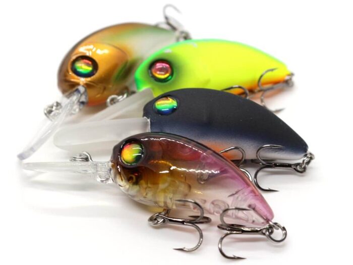 Damiki Disco Deep-38 3.8CM, 4.5gr (Floating), 236H (Black Gold Holo) - imagine 5