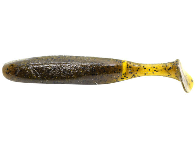DMK-EDGESH4-411 Damiki Edge Shad 10.2CM (4 inch), 411 (Green Pumpkin), 6buc/plic