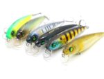 Damiki Hopi Minnow 7CM, 6.7GR, Slow Sinking, 236H (Black Gold Holo) - imagine 12