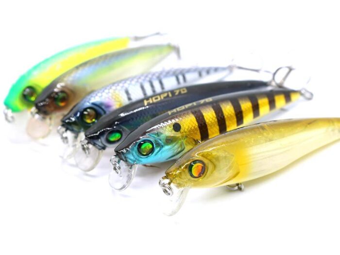 Damiki Hopi Minnow 7CM, 6.7GR, Slow Sinking, 236H (Black Gold Holo) - imagine 11