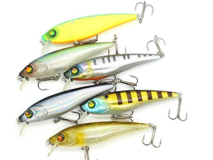 Damiki Hopi Minnow 7CM, 6.7GR, Slow Sinking, 236H (Black Gold Holo) - imagine 10