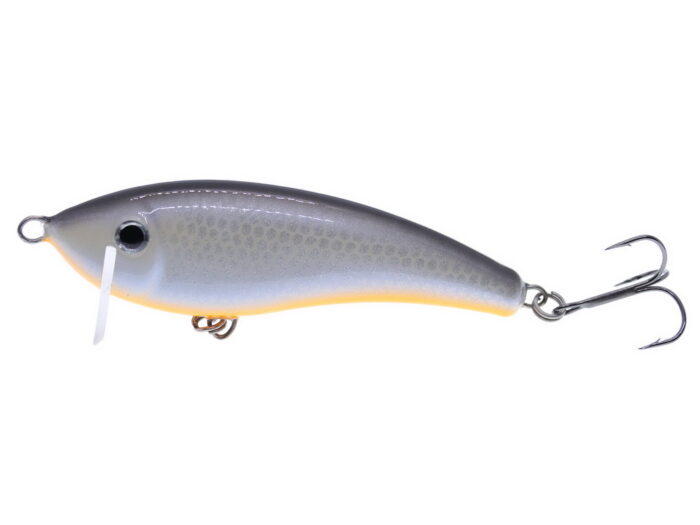 Gloog Hermes 70S 7cm, 12gr (Sinking), NP1 (Natural Pearl 1) vobler avat armat cu ancore BKK Hooks - imagine 2
