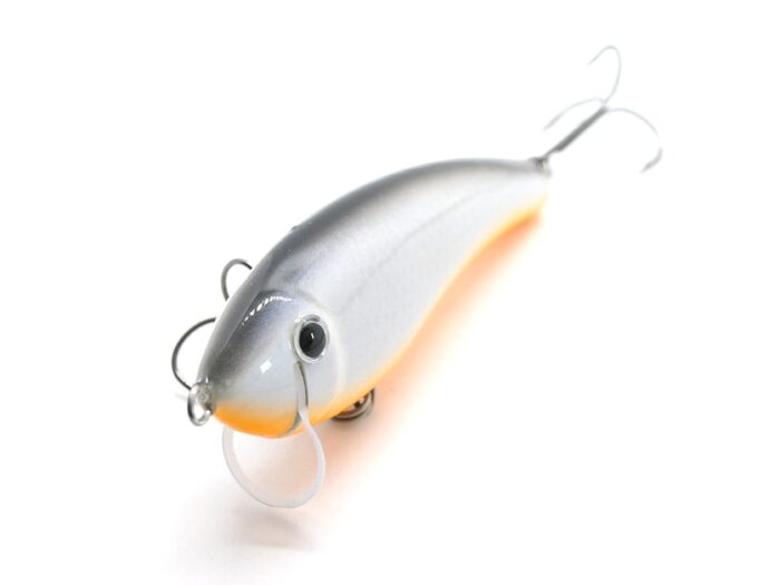 Gloog Hermes 70S 7cm, 12gr (Sinking), NP1 (Natural Pearl 1) vobler avat armat cu ancore BKK Hooks - imagine 3