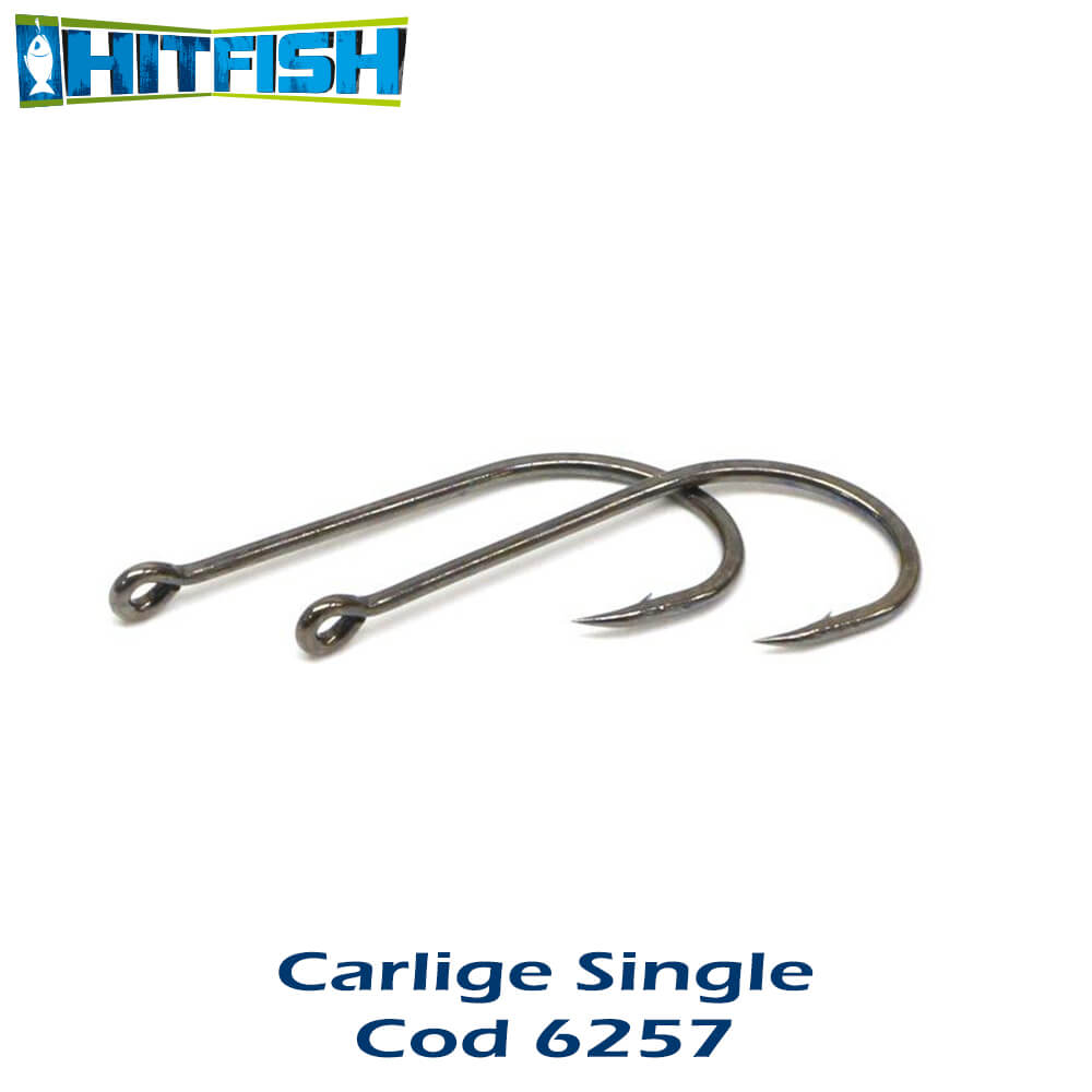 6257-10 Hitfish Carlig Single (6257) 9-10buc/plic - imagine 1