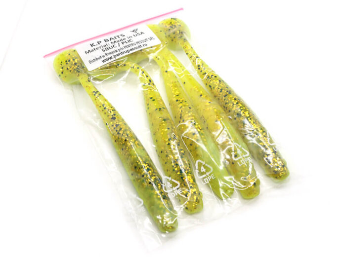 KP Baits Lazy Shad 10CM (4 inch), culoare 105 (5buc/plic) - imagine 8