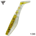 KP Baits Original Shad 5CM (2 inch), culoare 136 – Glow (Baby Bass)
