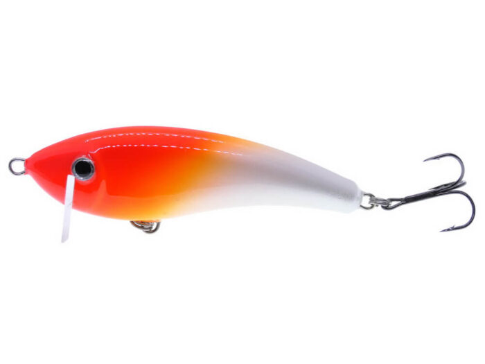 Gloog Hermes 70S 7cm, 12gr (Sinking), OHF (Orange Head Fluo) - imagine 2