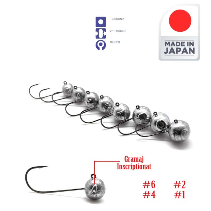 M.Hooks MicroJig Bila, marime 1, 5gr (5buc/plic) - imagine 4