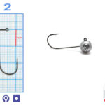 M.Hooks MicroJig Bila, marime 2, 4gr (5buc/plic)