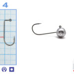 M.Hooks MicroJig Bila, marime 4, 6gr (5buc/plic)