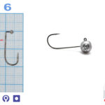 M.Hooks MicroJig Bila, marime 6, 4gr (5buc/plic)