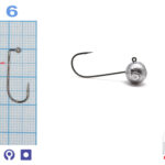 M.Hooks MicroJig Bila, marime 6, 5gr (5buc/plic)