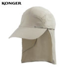 Konger Sapca bej cu protectie solara pentru gat marimea 60 - imagine 2