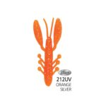 Damiki Air Craw 5.6CM (2 inch) Floating, 212UV (UV Orange Silver), 10buc/plic