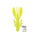 Damiki Air Craw 5.6CM (2 inch) Floating, 216 (Glow), 10buc/plic