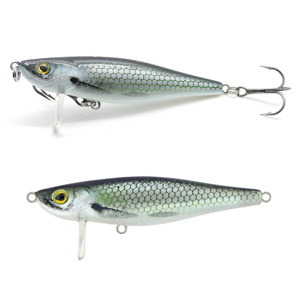 324082001-x2 Kamatsu Phantom Bleak 7cm, 13gr (sinking), 001 (Silver Bleak)