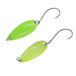 Kamatsu oscilanta pastrav Trout Spoon 3.5cm, 3gr, 005 (Fluo Green)