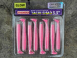 Damiki Tachi Shad 7CM (2.7 inch), 003DU (Pink Glow), 10buc/plic - imagine 4