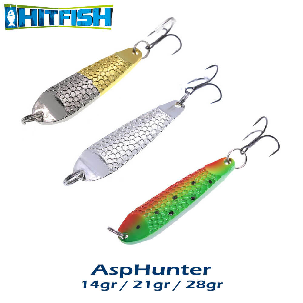 AspHunter-Cover02 Hitfish Oscilanta avat Asphunter 14gr, 21gr, 28gr - imagine 1