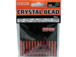 Damiki Crystal Bead 8mm (margele sticla), Red (rosu), 10buc/plic