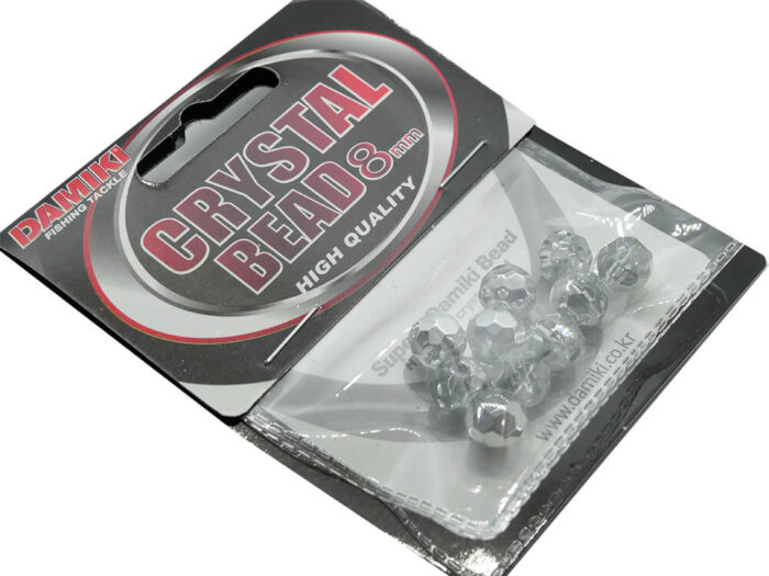Damiki Crystal Bead 8mm (margele sticla), Silver (argintiu), 10buc/plic - imagine 2