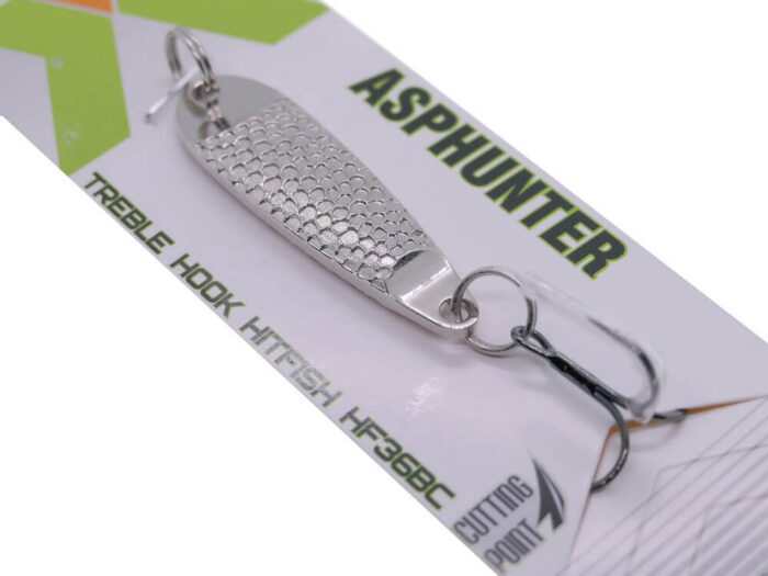 Hitfish Oscilanta avat Asphunter 7cm, 28gr, Culoare 01 (Nickel) - imagine 4