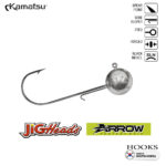 Kamatsu Jighead Extra Arrow, marime 6/0, 4gr (gramaj si marime inscriptionate) (3buc/plic) - imagine 3