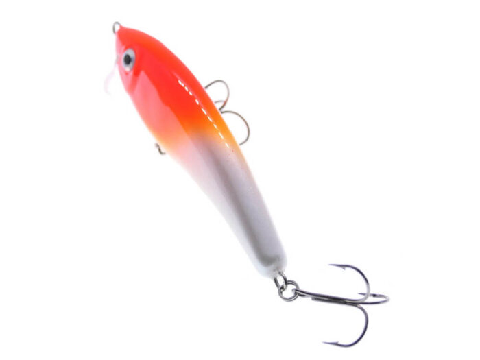 Gloog Hermes 90S 9cm, 20gr, Sinking, OHF (Orange Head Fluo) - imagine 4