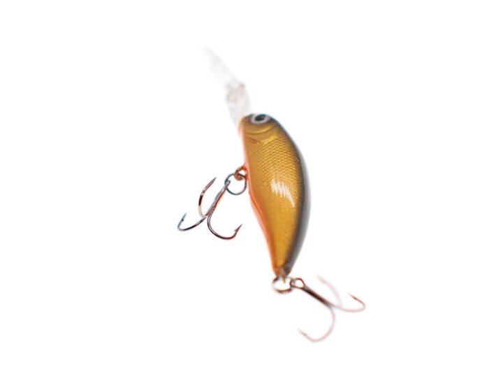 Kamatsu Sharp Shad 4.5cm, 4.5gr (floating), 094 (Gold Black) – Custom Color by Mogo Lures - imagine 5