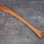 Dread Cat clonc din lemn pentru somn model 7, 38cm, pastila rotunda dreapta 4cm