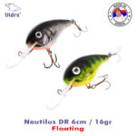 Vidra Lures Nautilus DR (Deep Runer) 6cm, 16gr, Floating