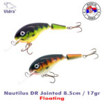 Vidra Lures Nautilus DR (Deep Runer) Jointed 8.5cm, 17gr, Floating