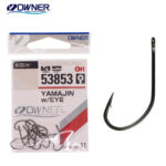 Owner carlige Yamajin cu ochet, serie 53853, culoare BC (8-11buc/plic)