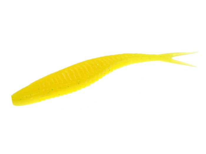 Damiki Armor Shad 12.7CM (5inch), 475 (Chartreuse Holo), 12buc/plic - imagine 2