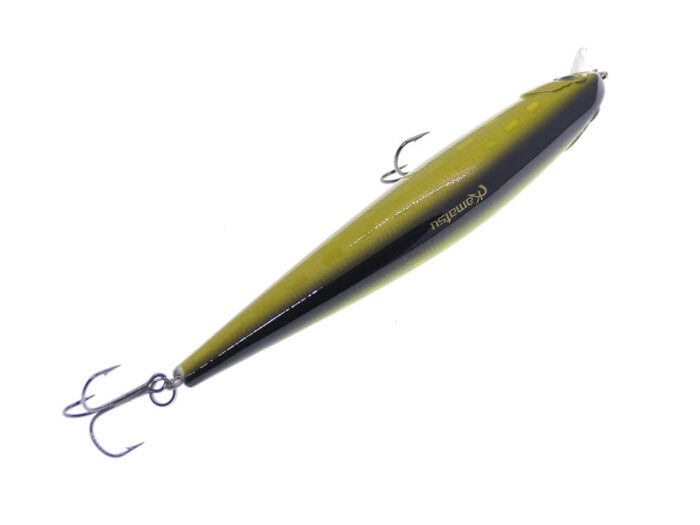 Kamatsu Jumping Minnow 110SP, 11CM, 16.5gr (Suspending), 005 (Pike Legend) - imagine 4