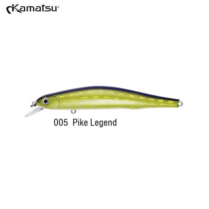 Kamatsu Jumping Minnow 110SP, 11CM, 16.5gr (Suspending), 005 (Pike Legend) - imagine 5