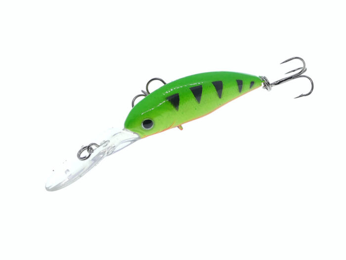 Kamatsu Sharp Shad 4.5cm, 4.5gr (floating), 095 (Fire Tiger) – Custom Color by Mogo Lures - imagine 2