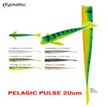 Kamatsu Pelagic Pulse 20cm/28gr, 01 Glitter Silver (1buc/pac) - imagine 4
